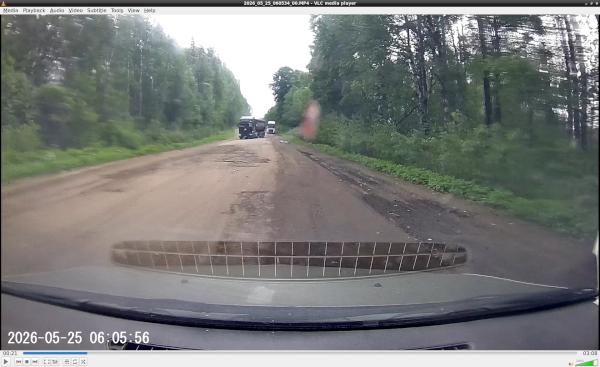 Дорога от Демянска перед Молвотицами